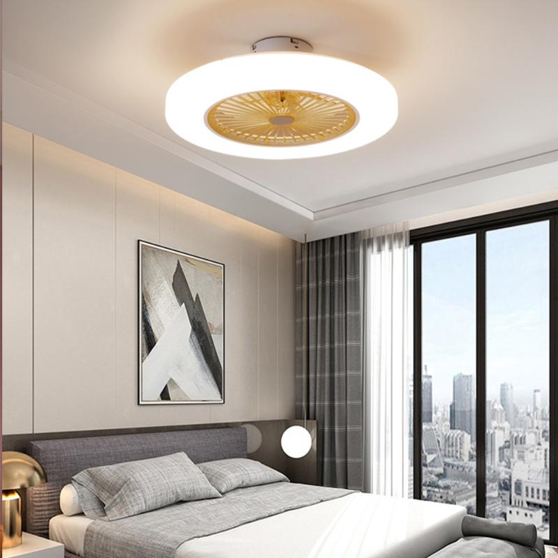 

Ceiling Fans light Wooden Ceiling Fan leaf with Remote Control Fans LED Energy Saving light color change