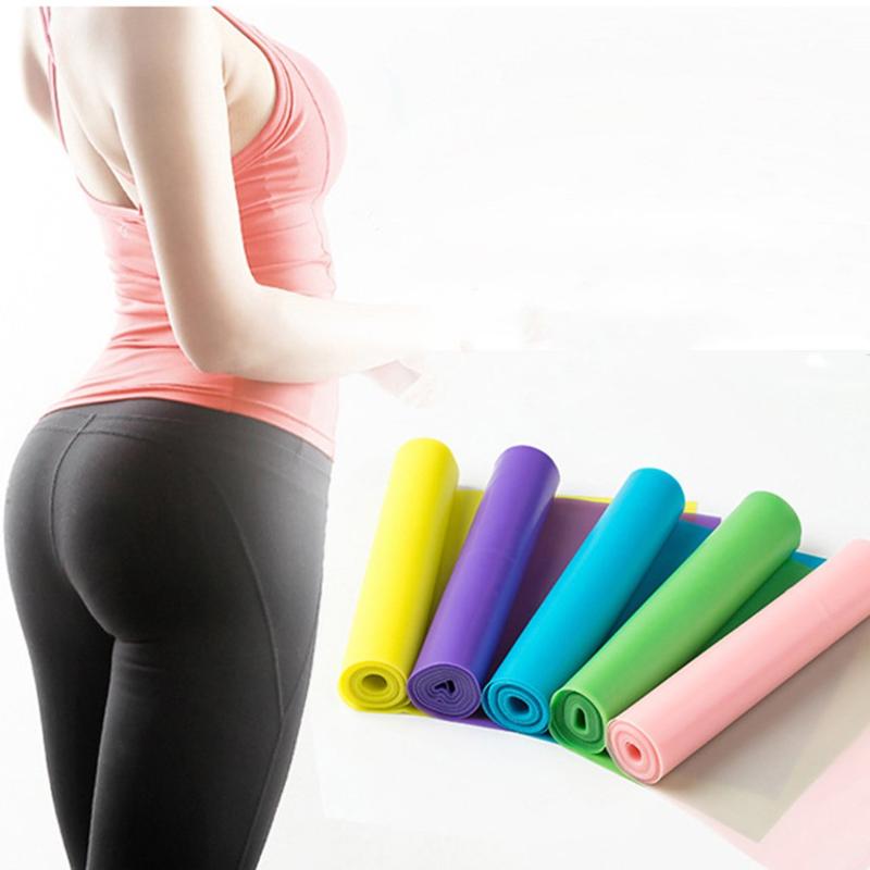 

Yoga Elastic Band Environmentally Friendly Odorless Latex Pull Rope Stretching Band Tension Piece Resistance Fitness, Green