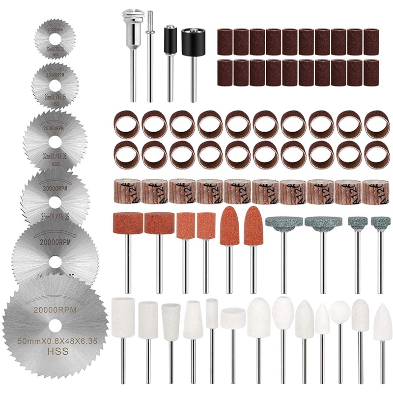 

HOT 83 Pcs Rotary Tool Accessory Set with Organizer Case for Easy Cutting Grinding Sanding Polishing, Including Sanding Band