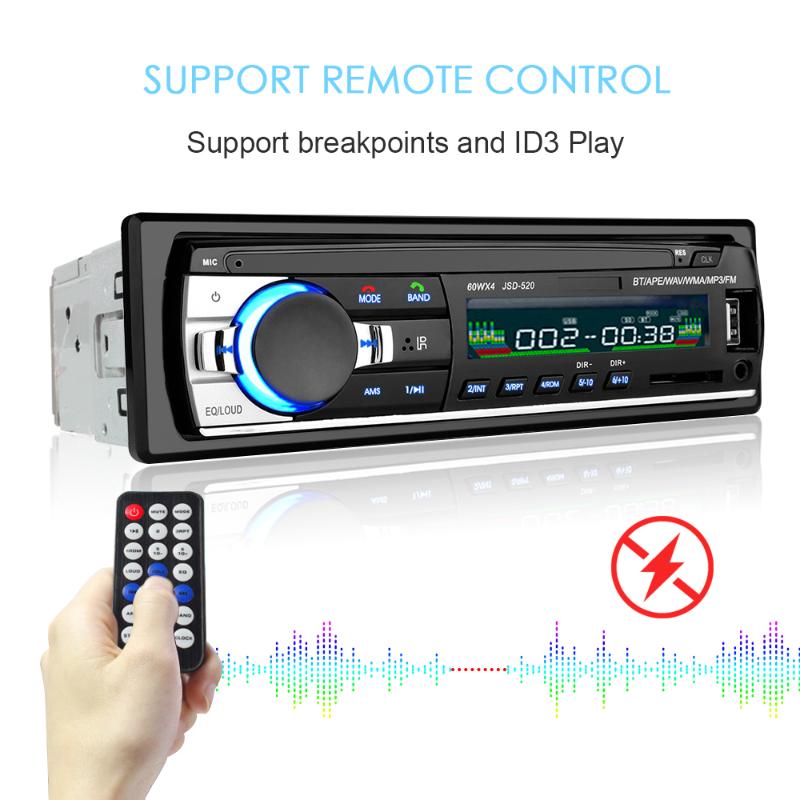 

AZGIANT Remote Control Autoradio 12V Car Radio 1 Din Bluetooth MP3 Player FM/USB/Radio For Phone Car Audio ISO 12PIN