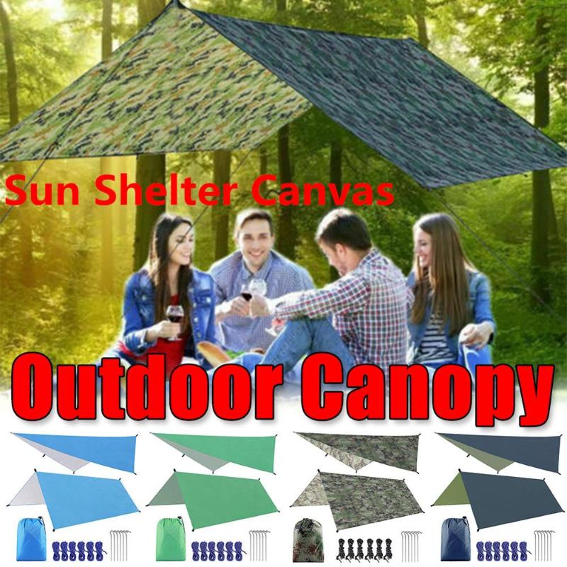 

Waterproof Sun Shelter Ultralight Sunshade Canvas Canopy Cover Outdoor Canopy Garden Anti UV Awnings Beach Tent