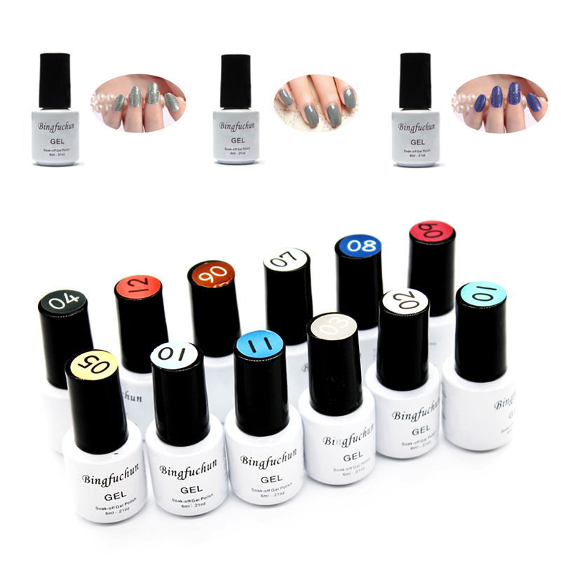 

Gel Vernis Nagellak Set Hybride Alle Voor Manicure 7ML Kleuren Semi Permanant UV Nail Art Prime Gel vernis Nagellak, 02