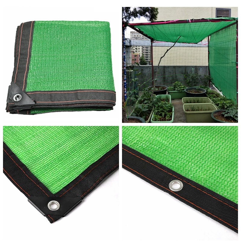 

Tewango Green Anti-UV HDPE Sunshade Net Outdoor Awning Garden Swimming Pool Shade Net Succulent Plant Cover Shelter Shading, 2x2 m