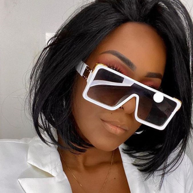 

Sunglasses Fashion Large Square Women Designer Sun Glasses Men Classic Vintage Eyeglasses UV400 2021