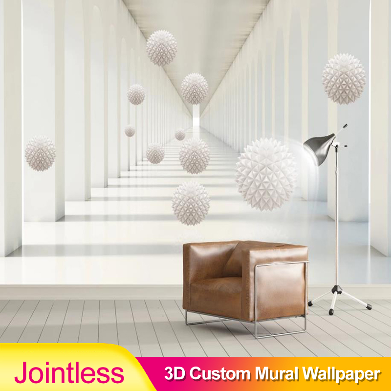 

Jointless Photo Wallpaper 3D Geometric Abstract Space Murals Living Room TV Sofa Bedroom Background Art Wall Papers, 17631020