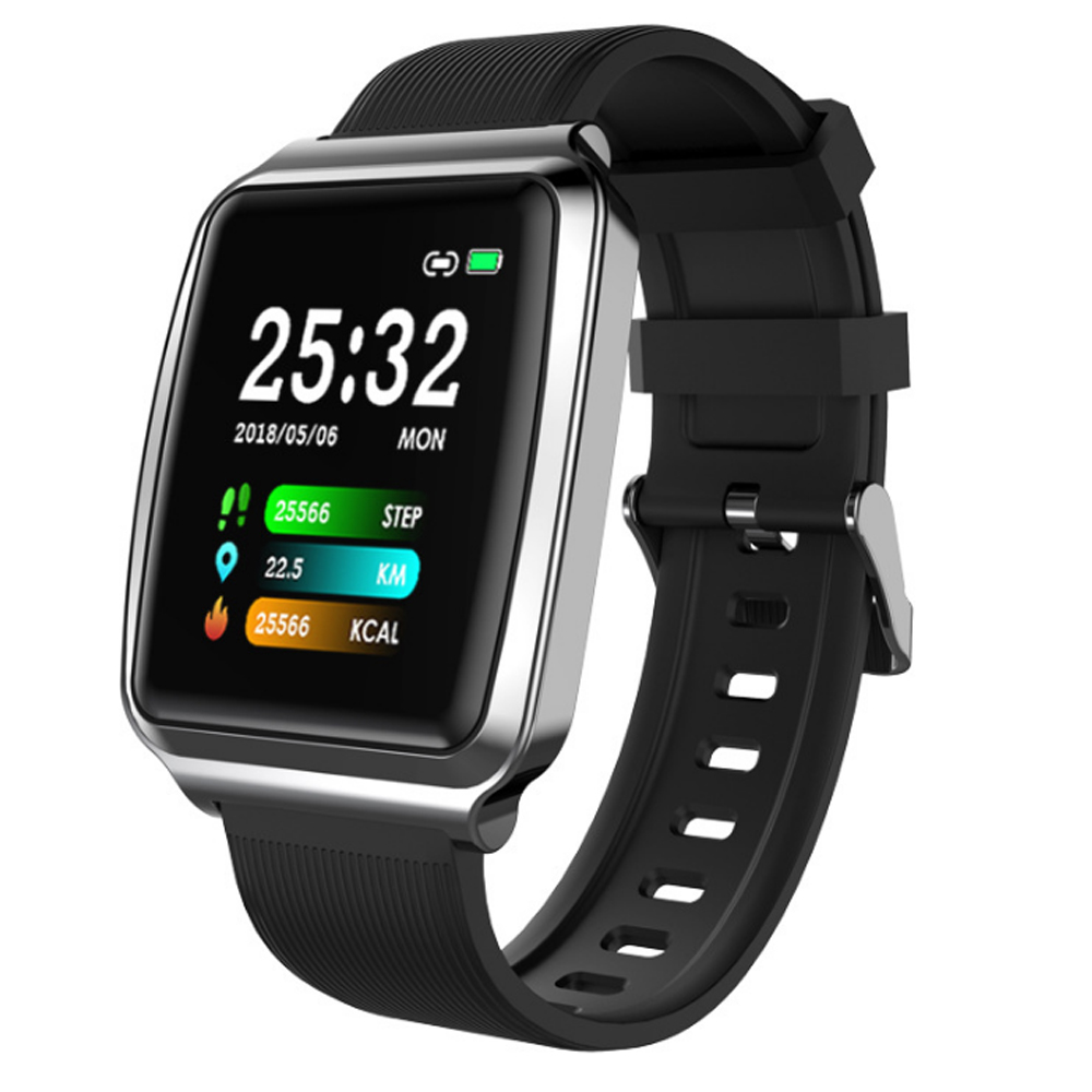

KY116 Smart Watch Fitness Tracker Bracelet Full Touch Screen Waterproof Heart Rate Blood Pressure Monitoring Sport SmartWatch