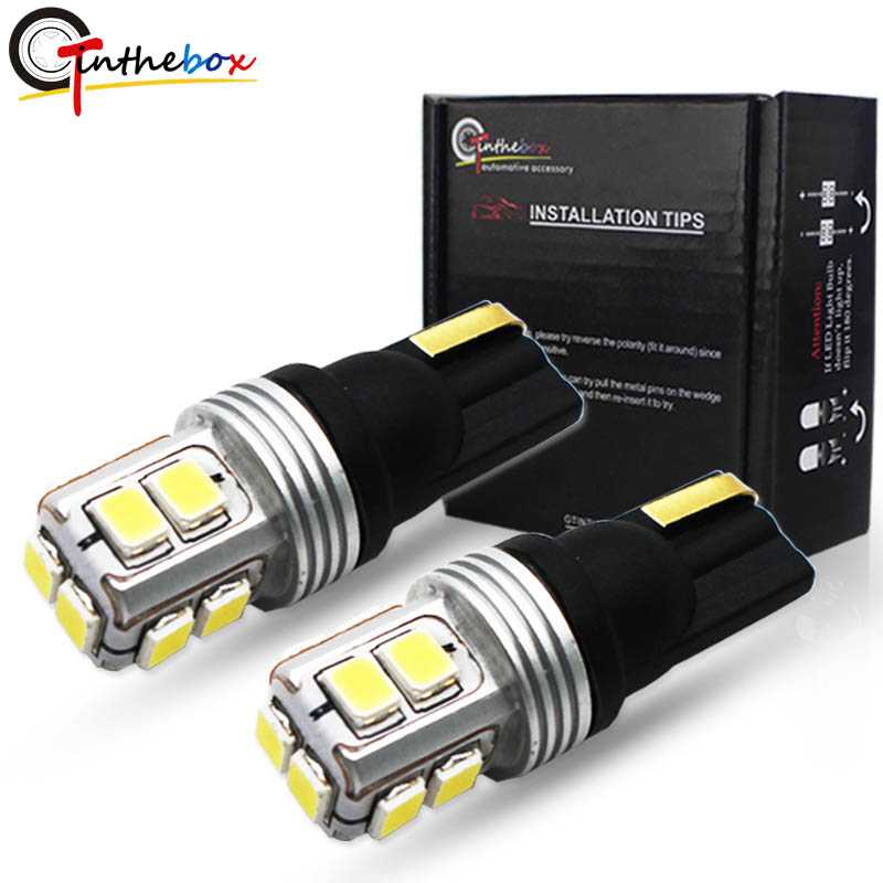 

Gtinthebox W5W bulb led T10 LED Light 650LM 12V Car Lamps 3030 chip Interior Lights Turn light 6000k White Yellow Red blue, As pic