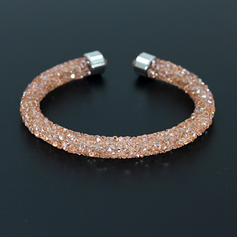 

VONNOR Jewelry 2020 Crystal Bracelets Bangles for Women Single Circle Bracelet Female Gift