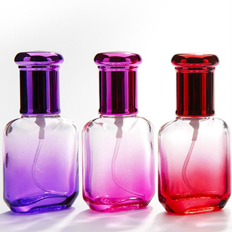 

Sprayer Glass Vials Parfum Atomizer Pump Refillable Container Colorful Liquid Dispenser Fragrance Packaging Bottle 25pcs/lot