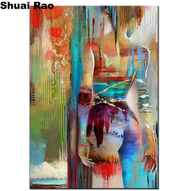 

Abstract watercolor lady 5d diy diamond embroidery women diamond painting full square/round drill mosaic Girl Bedroom decor