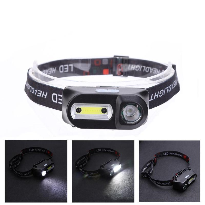 

COB XPE LED Mini Headlight 6-Mode USB Charging Headlamp Camping Hunting Frontal Head Torch by 18650 Battery Drop Ship