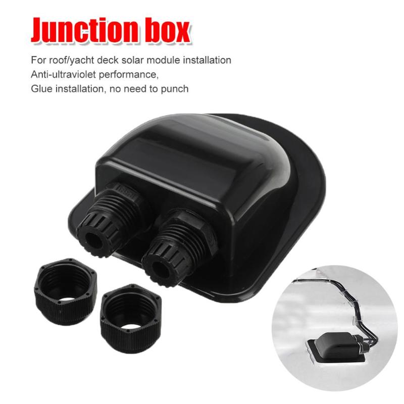 

Roof Wire Entry Gland Box Solar Panel Cable Junction Box for Motorhome Caravan Boat RV Campers Van Yacht Accessories