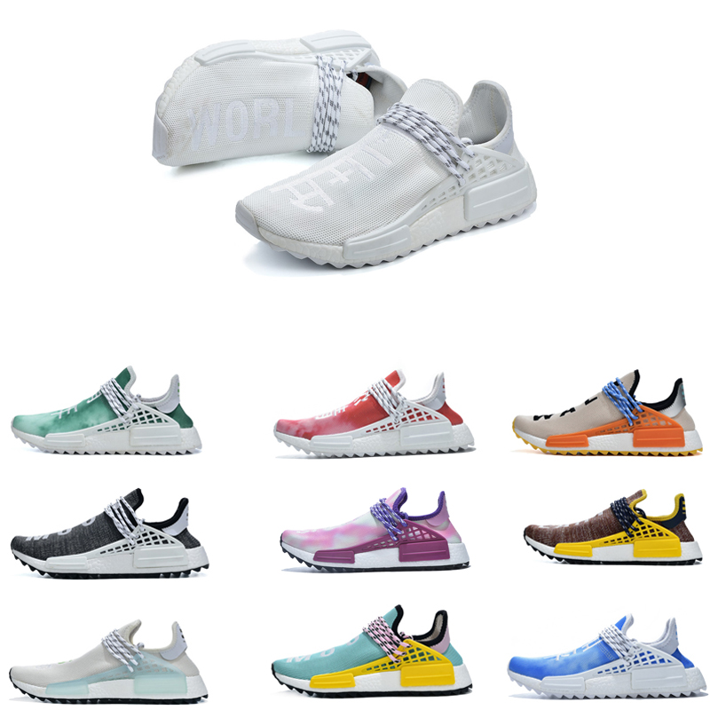 2020 New Crazy BYW X NMD Running Shoes Popcorn inspires humanity Pure white pink yellow Sports Sneakers Men Women High Quality Shoes