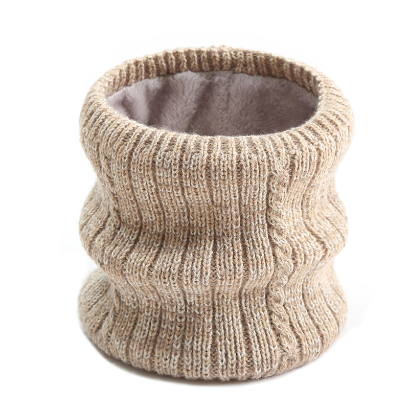 

2020 Women Scarf Fashion Neck Wraps Cashmere Ring Unisex Winter Neck Snood Scarves Female Geometric Warm Fur Solid Bufanda