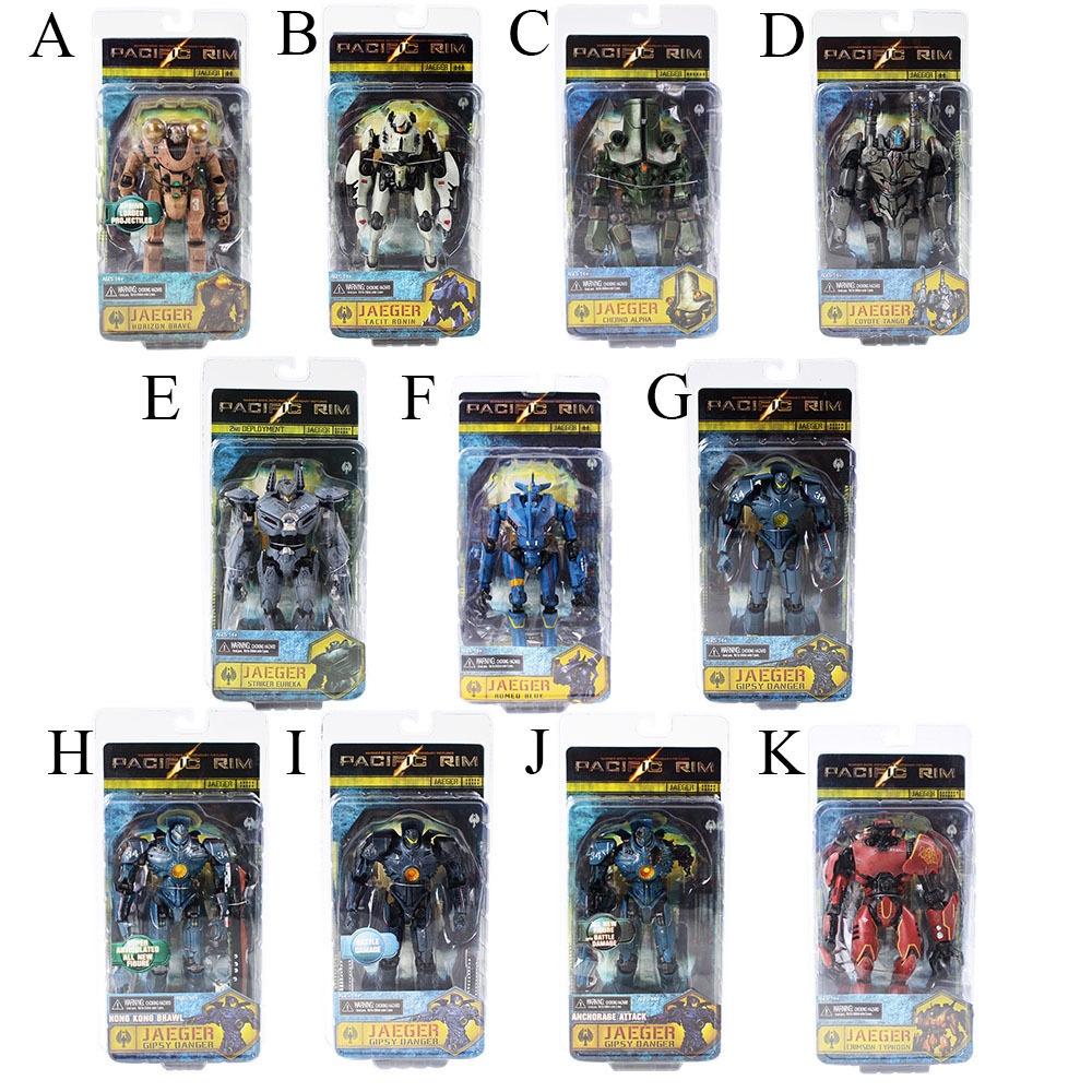 

11styles Pacific Rim Figure Jaeger Gipsy Danger Crimson Typhoon Coyote Tango Damage Gipsy Danger Pvc Action Figures Model Toys Y190604, No