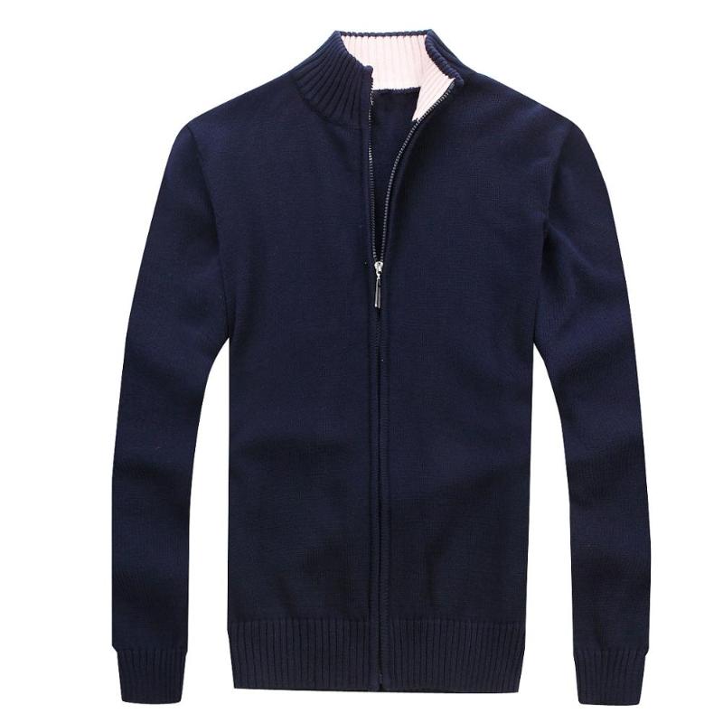 

Men's cardigan jacket sweater autumn and winter two colors  to 3XL Classic Casual style best quality France fast sending best, Dark grey