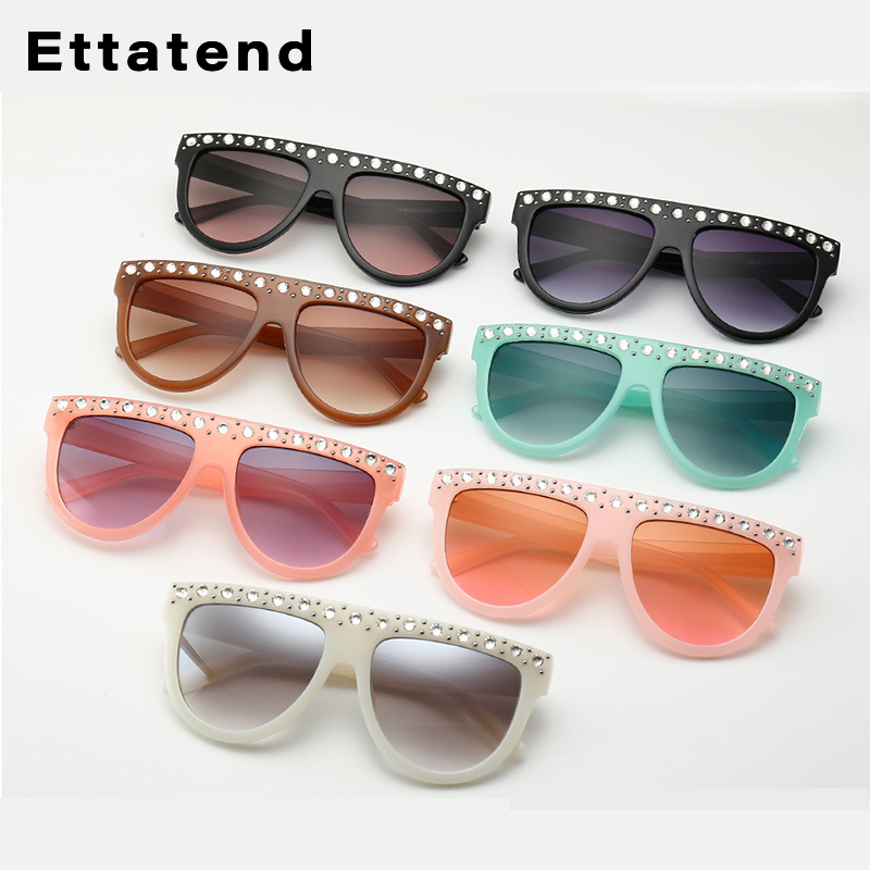 

Sunglasses 2021 Women Square Vintage Rhinestone Sun Glasses For Oversize UV400