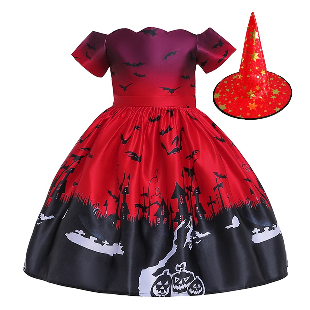 

Free Hat Halloween Party Dress Costume Kids Dresses For Girls Dress Vestidos Children Christmas Princess Dress Rapunzel Aurora, Sky blue