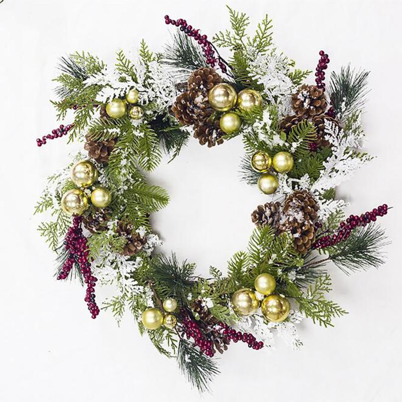 

Christmas Wreaths garland for front door festival decoration garland for outdoor Home Decor Multicolor Wreaths decoracion hogar