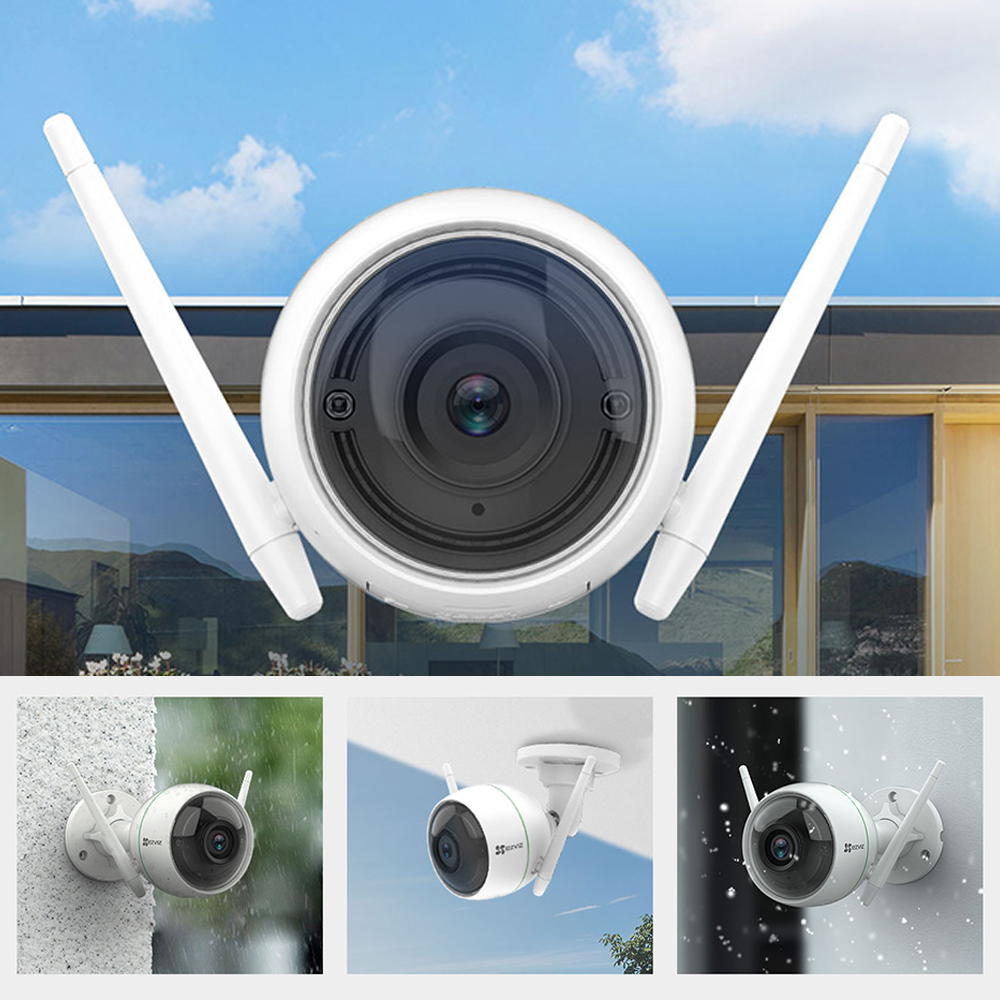 

wifi IP camera outdoor security camera waterproof HD 1080P 30m High frame night vision C3WN English voice system