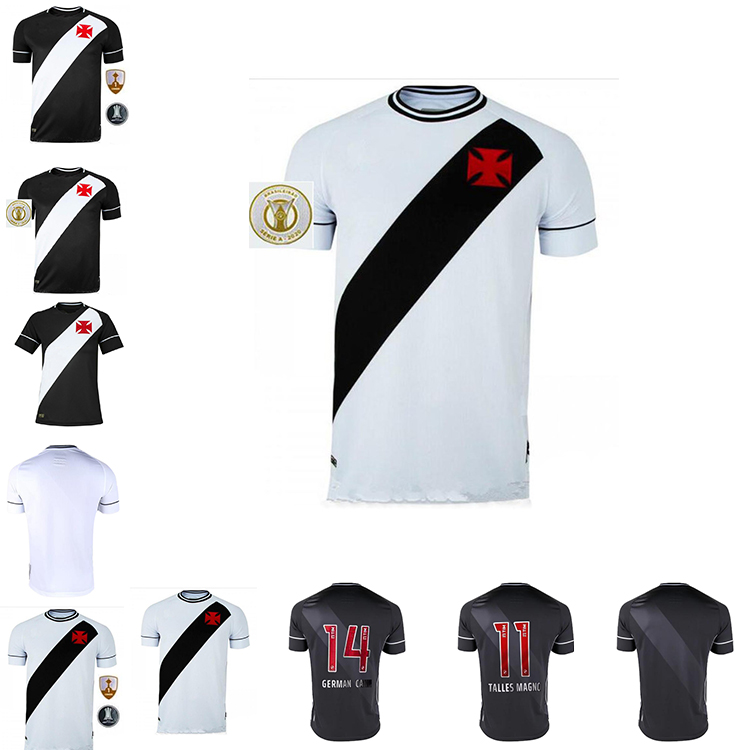 

20 21 Club Vasco da Home Away Gama Soccer Jerseys 2020 2021 MAXI RIOS PAULINHO FABIANO MURIQ Custom Black White Football Shirt SIZE:S-XXL, Lavender