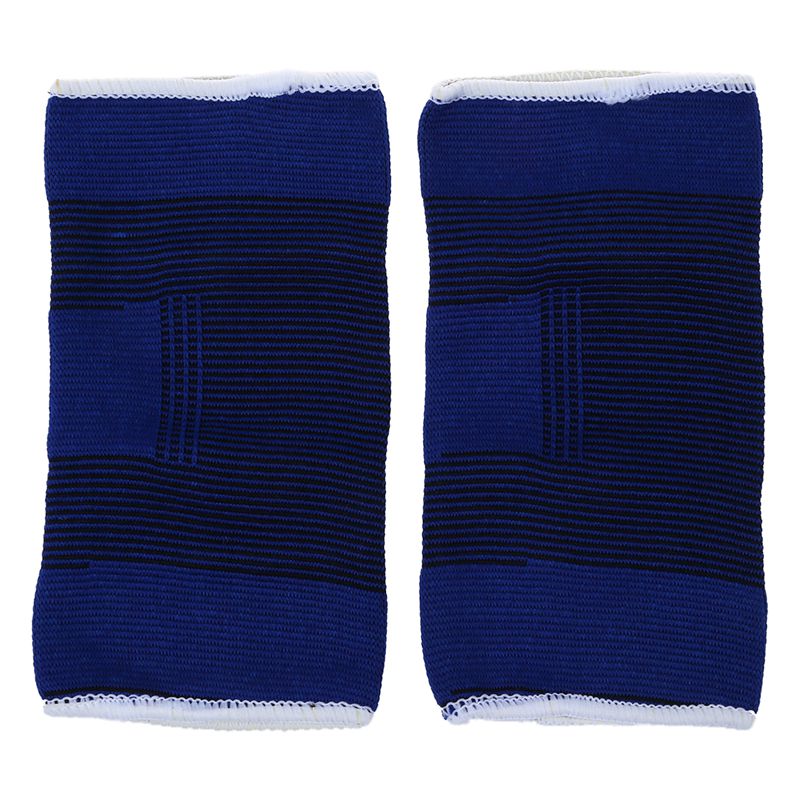 

Blue Sports Wear Stretchy Sleeve Elbow Support Brace 2 Pcs