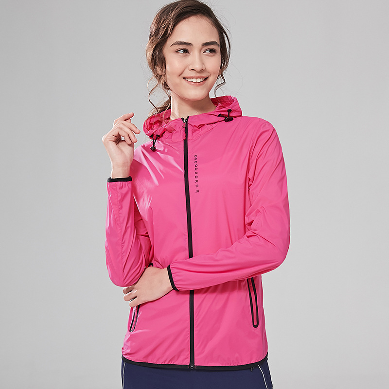 

Summer Windbreaker Jacket Women Clothing Ultra-thin Breathable Sun Protection Beach Jacket Long Sleeve Hooded Zipper Coat TA1835, No4