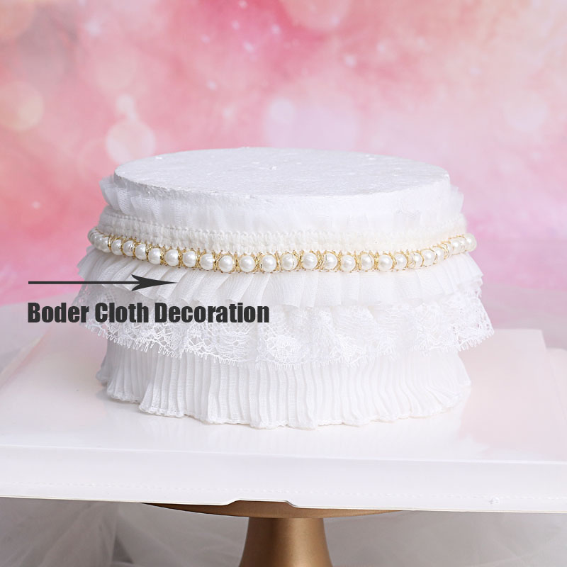 

1 PC Cloth Boder cake decoration with beard