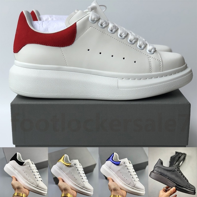 

2021 Women Sneakers Luxurys Designers Mens Casual Shoes Golden Black White Leather Womens Platform Trainers Oversized Loafers Chunky Sole Dress Wedding