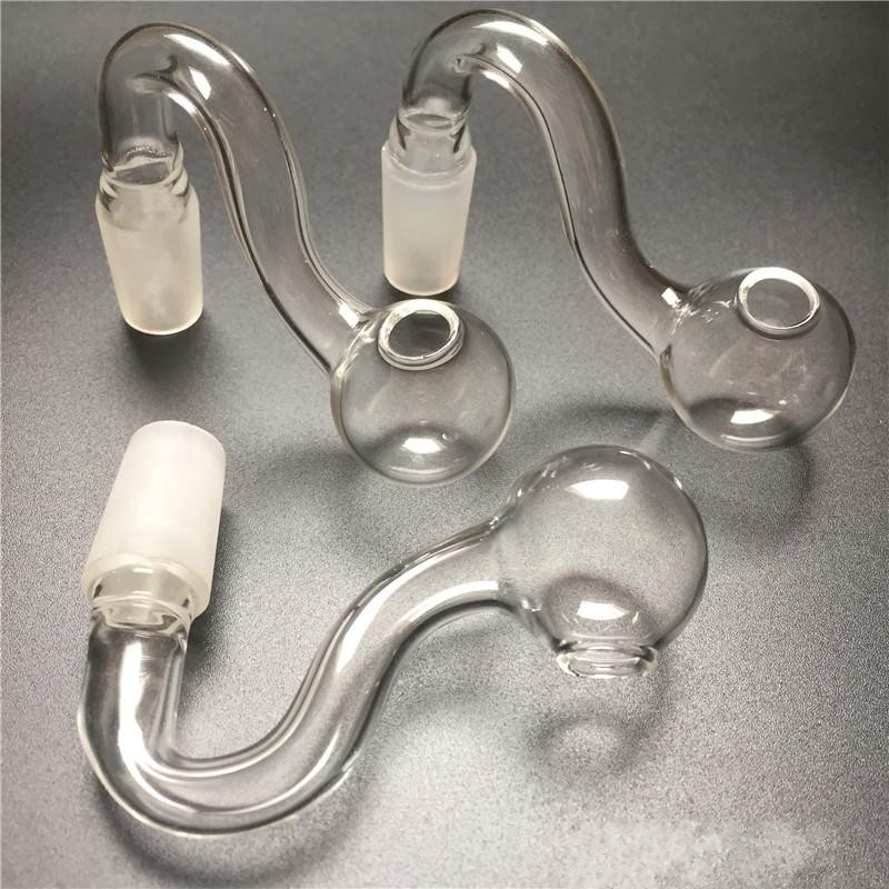 

wholesale 10mm 14mm 18mm male female clear pyrex glass oil burner water pipes for oil rigs glass bongs big bowl