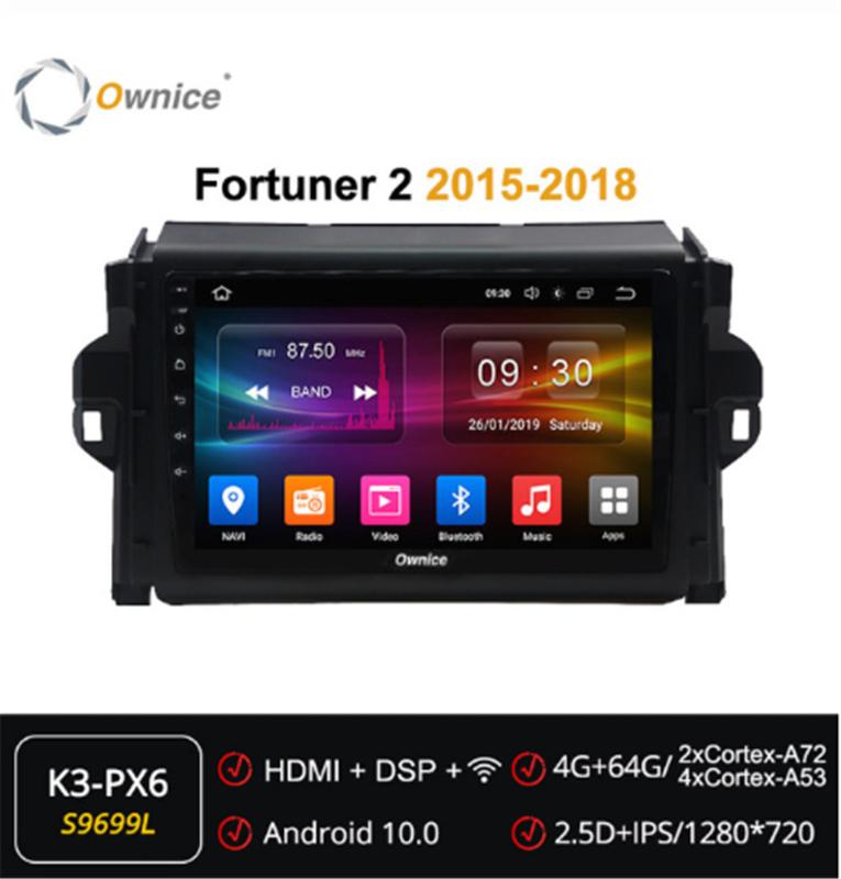 

Ownice Octa Core Android 10.0 Car Radio DVD playe ForToyota Fortuner 2 2020 - 2020 Car navigation GPS Radio 4G LTE DSP SPDIF
