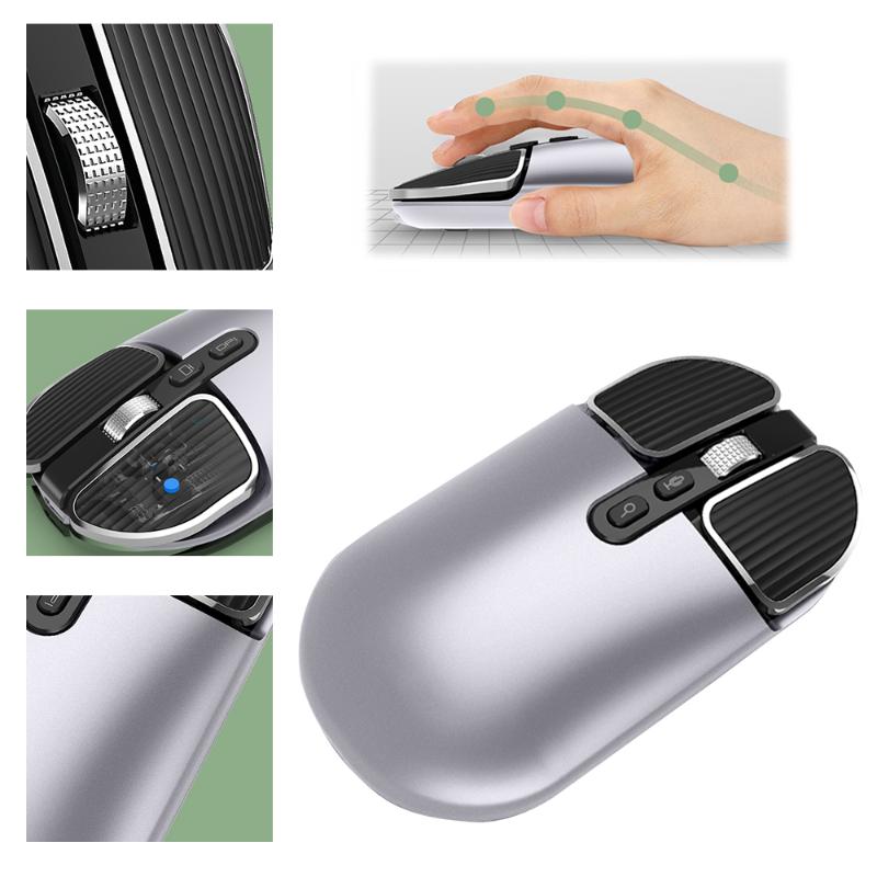 

2.4Ghz Vioce Type Wireless Dual Mode Cordless Mouse 1600 DPI Ultra-thin Ergonomic Optical Translation Mice For System