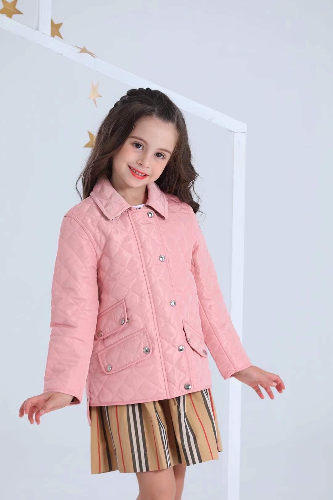 

3 Colors Autumn Baby Boys Girls Jacket Fashion kids Boys Coat new winter Children outerwear Button Clothes, Blue;gray