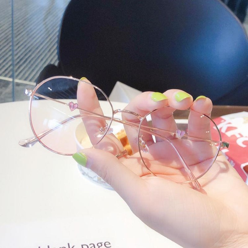 

Net red love glasses for female students