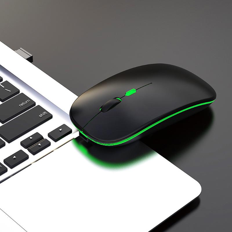 

M40 Ultrathin 2.4GHz Wireless Mouse Set colorful luminous 1600DPI Adjustable Optical Mice Household Office NotebookDesktop Mouse