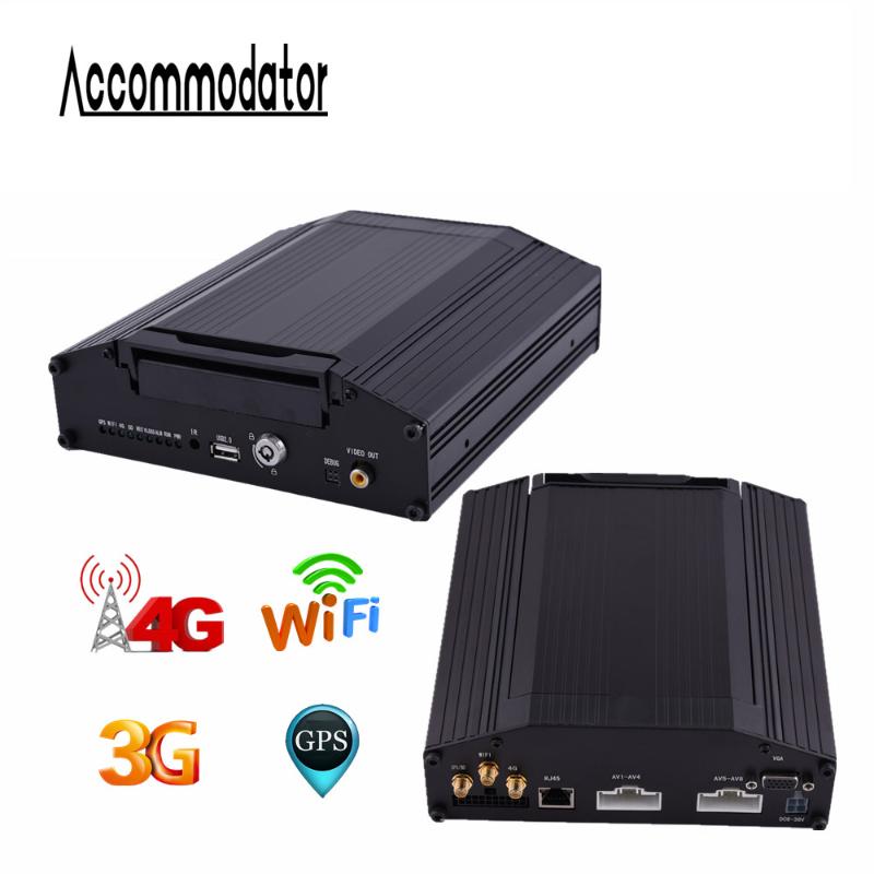 

MDVR HDD SD Card 8 Channels AHD 720P Vehicle Car Trailer Truck Taxi School Bus Mobile DVR with GPS WiFi 3G 4G
