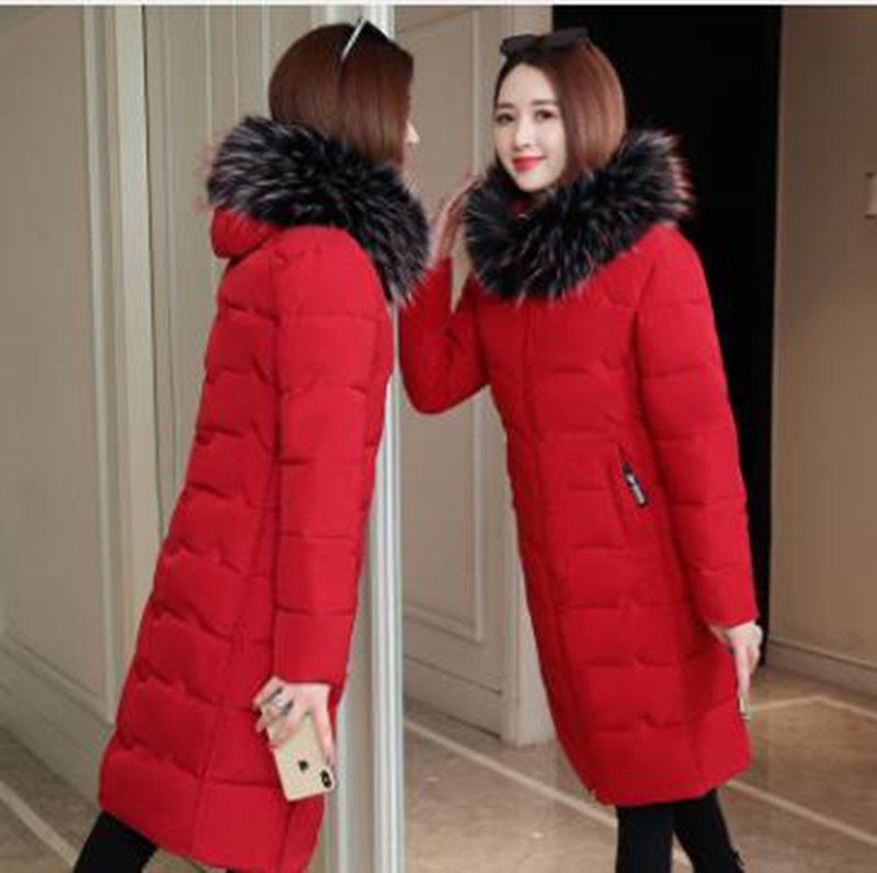 

Wholesale fashionable winter women's new mid-length loose all-match cotton jacket, Blue