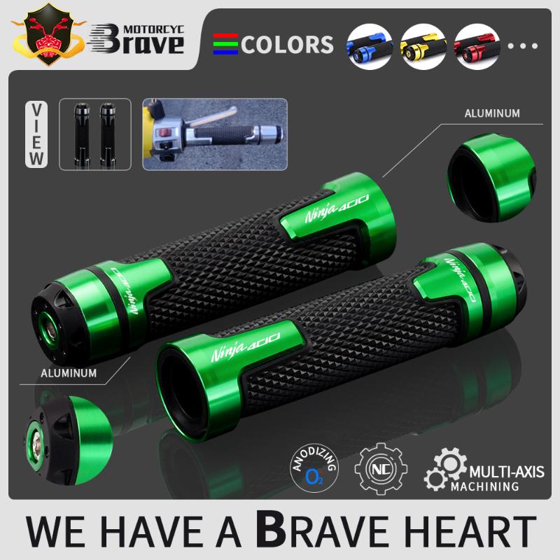 

For Ninja 400 Ninja400 2020 2020 Motorcycle Accessories 7/8" 22mm Handlebar Grips Handle Grip Protector Handle bar