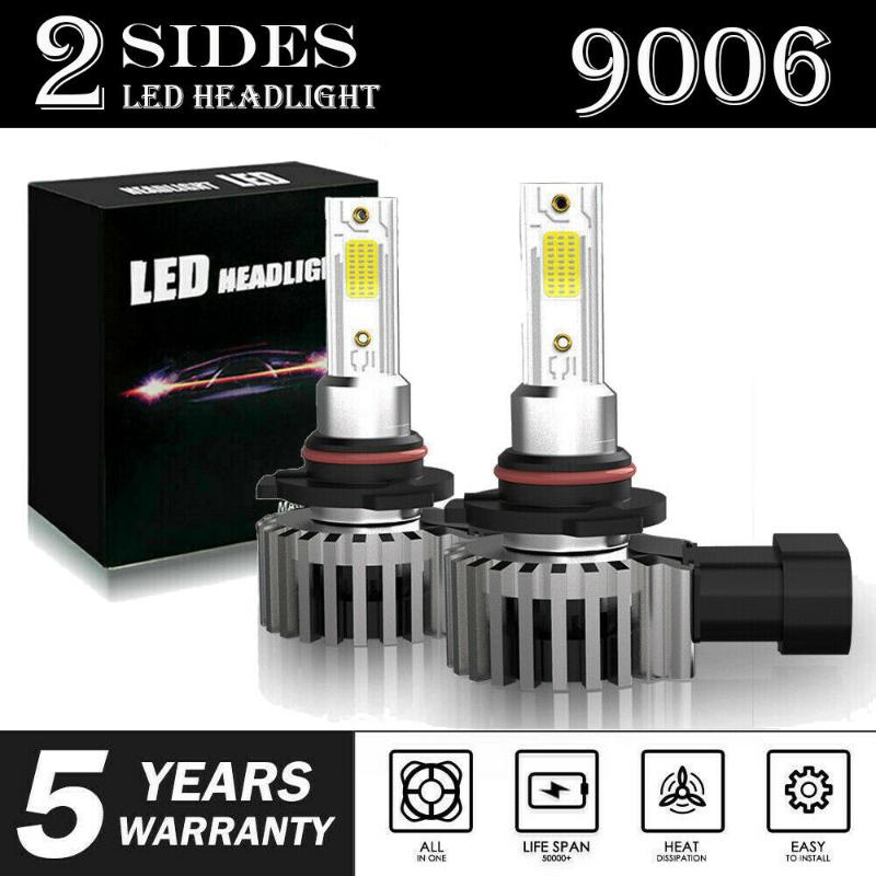 

2Pcs 9006 4 4U LED Headlight Kit 6000K 2200W 330000LM Fog Bulbs Pair HID white For focus 2 ilight