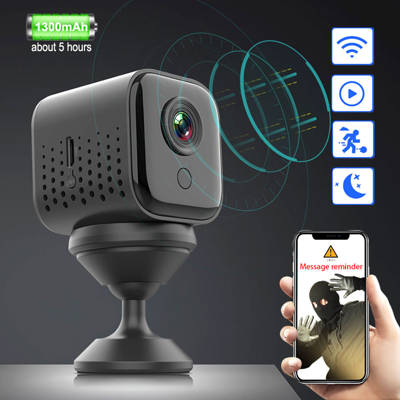 

1080P HD Wifi IP Mini Cam Night Vision Security Micro Home Smart CCTV Motion Detection Video DVR Camcorder