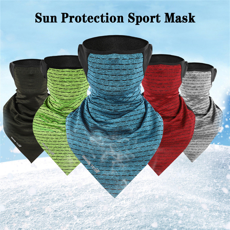 

WEST BIKING Cycling Anti-ultraviolet Breathable Sports Scarf Ear Hook Bike Mountaineering Scarf Winter Neck and Face Warmer