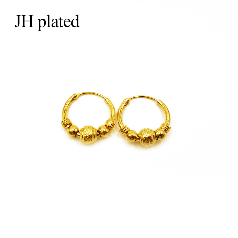 

Dangle & Chandelier JHplated 2021 Fashion 24K Gold Color Small Earrings For Women/Girls Jewelry With Ethiopian Africa,Arabia,Middle East Gif