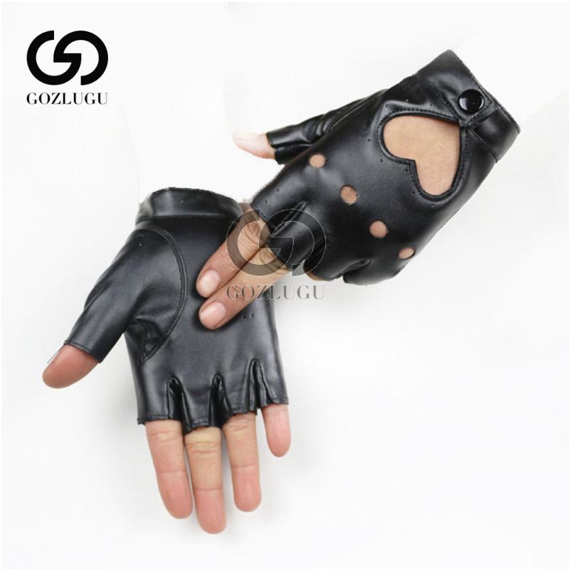 

Women's Semi Finger Hip Hop Gloves Cutout Sexy Fingerless Gloves Girls Performance Dancing Glove