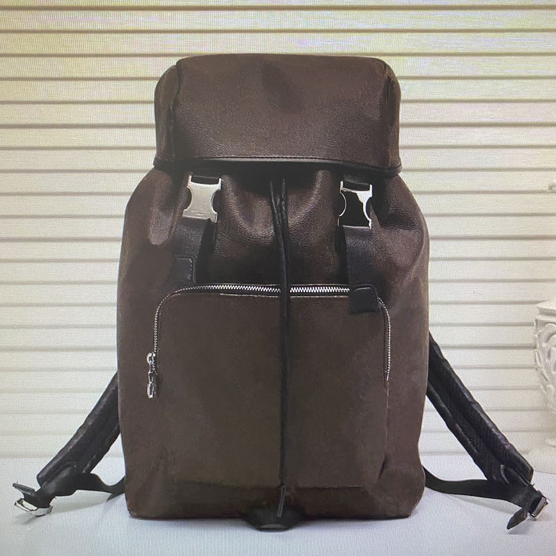 

Top Quality ZACK Real Leather Backpacks Classic Fashion Shoulders Handles Outdoor Travel Men Large Capacity Backpack M43422 N40005, Size:45x30x20cm