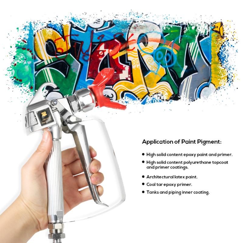 

Professional High Pressure 3600PSI Airless Paint Spray Gun Airbrush With 517 Spray Tip & Nozzle Guard for Painting