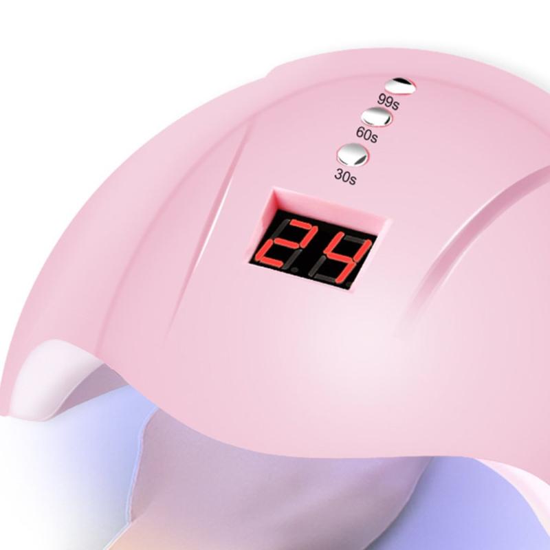 

36w Professional Led Uv Nail Lamp Led Nail Light Dryer Uv Lamp Women Fashion Intelligent Induction Manicure, White