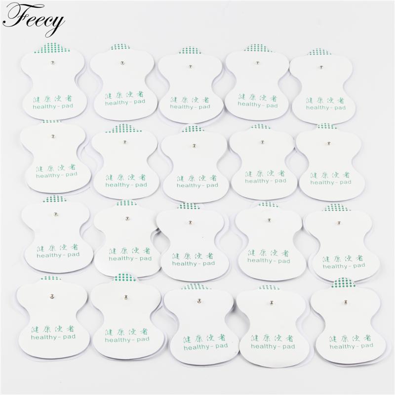 

10PCS White Electrode Pads Digital For Tens Acupuncture Digital Electrode Pads Ten Therapy Machine Massager Pad Medium Frequency