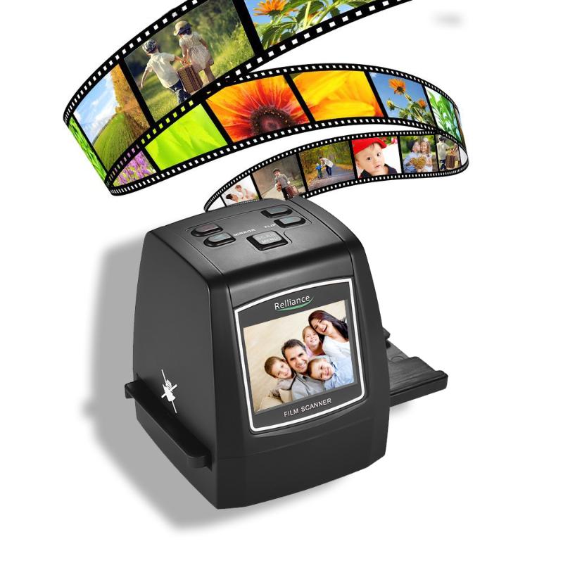

High-Resolution 14MP/22MP Film Scanner HD Convert Photo Scanner 135/126/110/35/8mm Color Monochrome 2.4" LCD Slide Film Digital