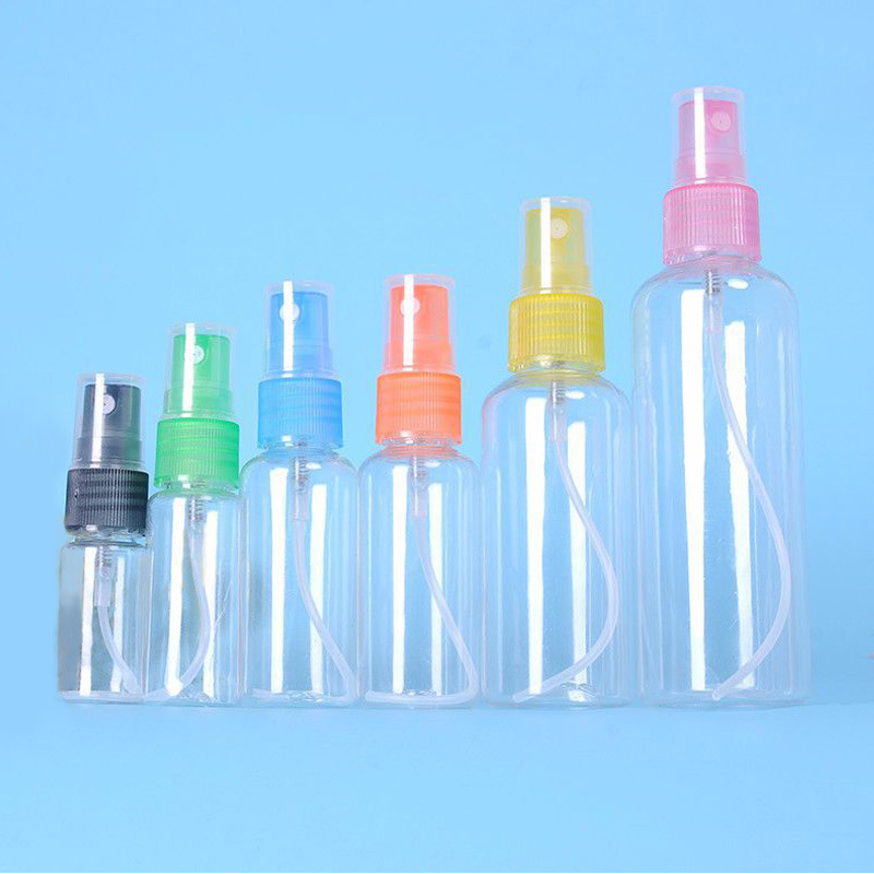 

1Pcs Clear 10/20/50/100ml Empty Spray Bottle Travel Plastic Perfume Atomizer Randomly Portable Travel Plastic Atomizer Bottles