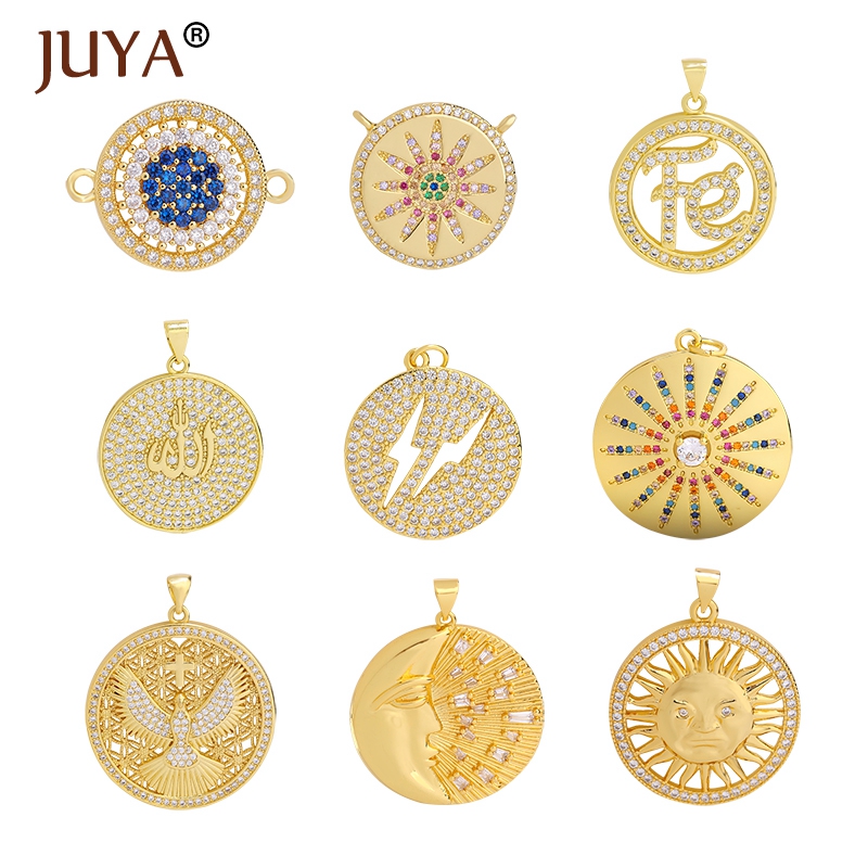 

JUYA Jewelry Making Charms Pendants Moon Charm For Women Necklace Pendant Hand Made Accessories Supplies for Luxurious Jewelry